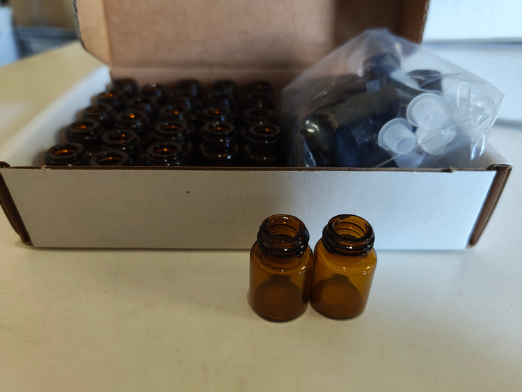 2ml essential oil sample bottles - box of 25