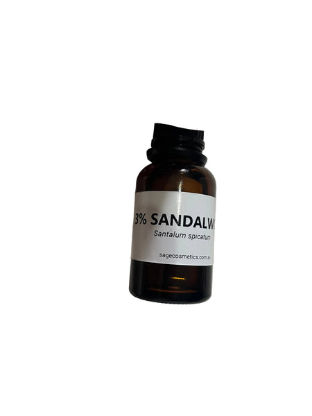 25% Sandalwood oil in Jojoba approx 25mL