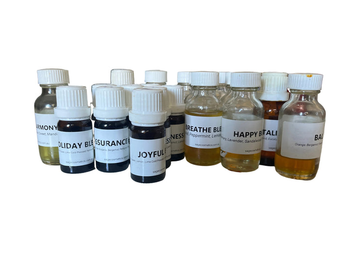 Random selection of essential oil blends