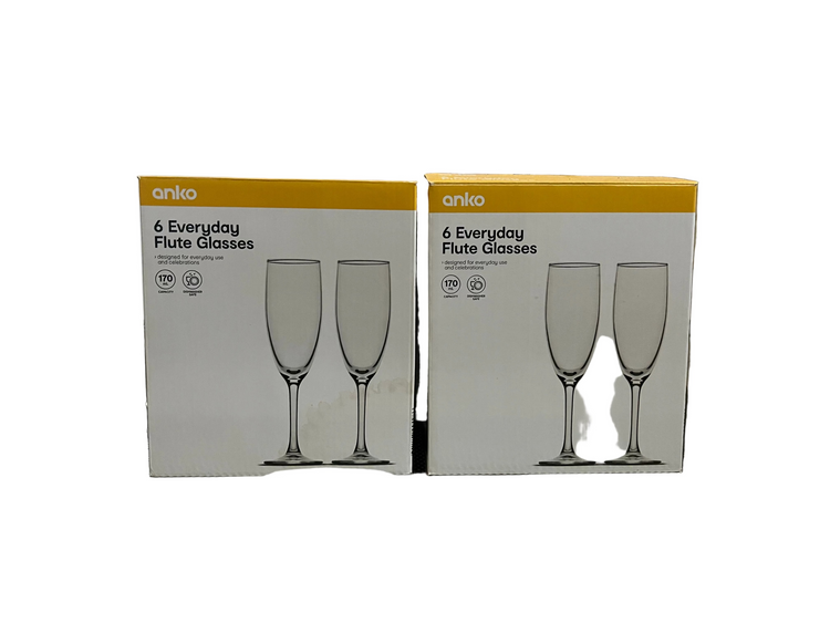 Anko Champagne glasses x 17