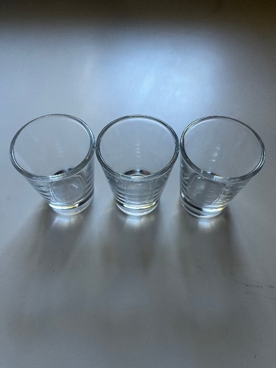 3 Pack Glass Vessels