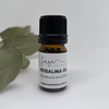 Small bottle of Rosalina oil, also known as lavender tea tree, an australian native essential oil